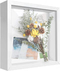 3D Shadow Box 8x8 Picture Frame Wooden Deep Box Display Photo Frames for Crafts, Anniversary, Wedding, Graduation