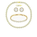 (JH00003) High Quality Original Women's Necklace, Bracelet and Earrings Set, Angelic Square Series Jewelry Set, Fit Original Brand Suitable for Holiday Gifts