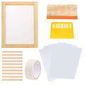 Screen Printing Kit, 10 x 14 Inch Frame with 110 W