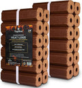 Topline High Energy Heat Logs - Pack of 24 Ultra Dry Compressed Fuel Logs. Great for Burners, Open Fires and Multi-Fuel Stoves. Planet-Friendly Wood Briquettes.