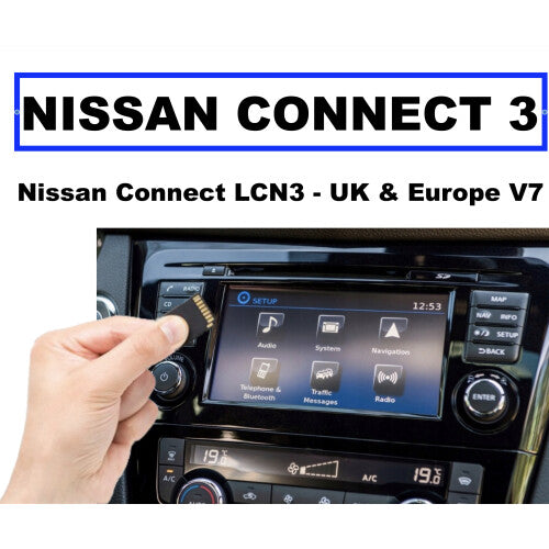 Nissan Connect 3 Europe V7 Map SD Card 2022-2023 KE288-LCNKEV7 Navigation Update