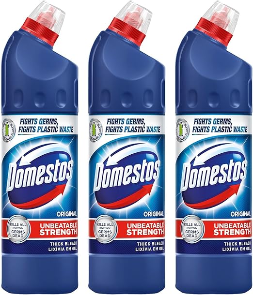 Domestos Toilet Bleach Blue 750ml Pack of 3 - 481001