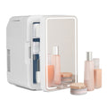 (10L) LED Mirror Mini Fridge Portable Ice Box 4/8/10L UK