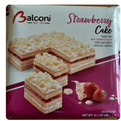 (Pack Of 6) Strawberry cake - Balcony - 400g