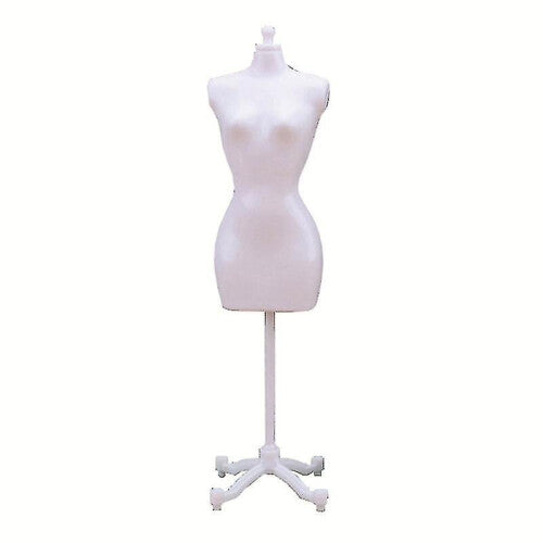(White) Female Mannequin Body With Stand Decor Body Dress Form Full Body Display Dress Seamstress Model Jewelry Display