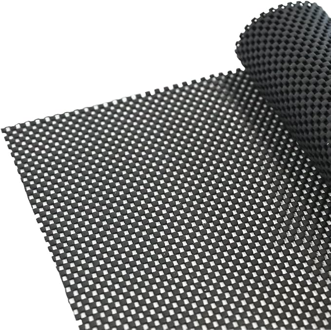 Armo® Multipurpose Non Slip Black Grip Mat PVC Anti Slip Rug Mat Pad150CM X 30CM Kitchen Underly Carpet Rug Laminate Vinyl Floor Waterproof Grip Mat Liner