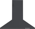 Cookology CCHIM60 60cm Chimney Cooker Hood - Push Button Controls - Bright LED Lighting - 323.7 m³/h Extraction - Class A Lighting Efficiency - Adjustable Height - Easy-Clean Filters - Black[Energy Class B]