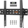 ELIVED Tilt TV Wall Bracket, Ultra Slim TV Mount for Most of 26-60 inch Flat or Curved LCD, LED, OLED tvs with VESA 75x75mm-400x400mm up to 45KG, Tool-free Adjustable Tilting EV007