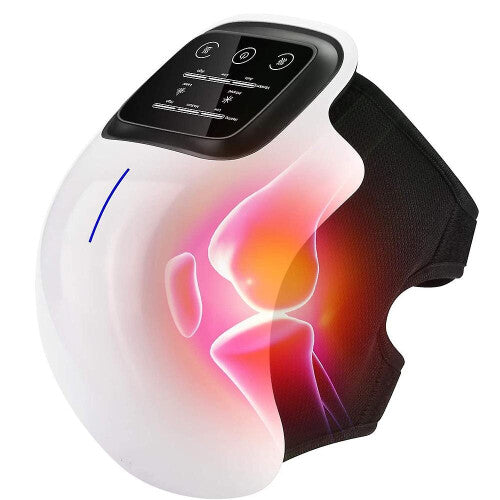 Cordless Knee Massager, Powerful Battery Infrared Deep Heat For Knee Joint Pain Relief, Laser