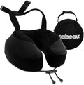 Cabeau Evolution S3 Travel Pillow - Airplane Seat Straps - Ensures Your Head Won't Fall Forward - Relax with Plush Memory Foam - Quick-Dry Fabric Keeps You Cool and Dry (Indigo).., Jet black, S3