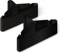 Amazon Basics Plastic Clothes Hangers, Adult Size, Black, Pack of 50