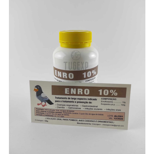 Pigeons & Birds All-Master Enro 10 Enrofloxacin 10% 100g