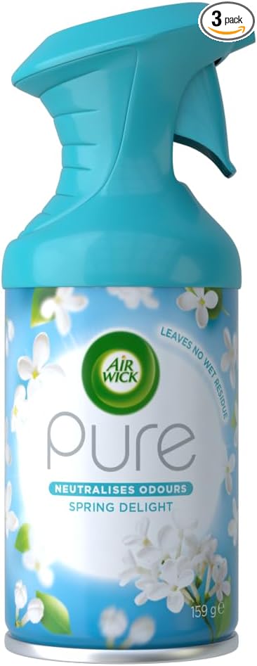 Airwick Air Freshener Pure Air Freshener Spray, Spring Delight, 250ml