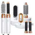 5 In 1  Styler hot  Brush  Dryer straighteners Wrapper (white )