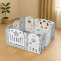 1.18*1.18m Foldable Baby Playpen Bear Babies Fence & Foam Play Mat