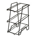 COUNTERTOP 3 TIER MERCHANDISING RACK - BLACK