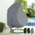 Grey Hanging Swing Egg Chair Cover Garden Outdoor Rain Sun Waterproof