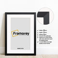 (24x18" Pic (28x22" Frame)) Matt Black Picture Frame Photo Frames With White Mount Wall Art Hanging Frame Home Decor Frame