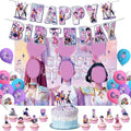 Birthday Decorations, Birthday Party Decorations, Anime Theme Party Supplies, Happy birthday Banners, Cupcake Toppers, Balloons, for Fans, Women, Girls, Party Supplies, School, Classroom