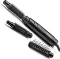TRESemme Full Finish Air Styler - 300W Hair Dryer Brush With 3 Interchangeable Brush Heads, Curl Release Button, 3 Heat Settings, Cool Shot, Swivel Cord, Black, 5265TU