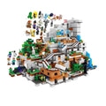 900PCS Minecraft Building Blocks Set with Minifigures The Mountain Cave My World Series Fit for LEGO