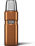 Thermos Stainless King 470ml Multi- Purpose Thermos Flask - Original-Style Flask can be used as Travel Mug or Insulated Water Bottle for Daily Commute & Weekend Adventures – Copper
