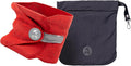 trtl Travel Pillow - Airplane Pillow for Neck and Shoulder Support - Soft, Lightweight, Machine-Washable Travel Pillows for Airplanes - Red