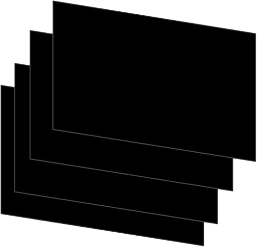 House of Card & Paper A3 160 GSM Card - Black (Pack of 25 Sheets)