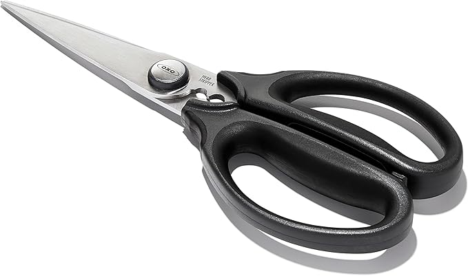 OXO 1072121 Good Grips Kitchen & Herb Scissors , Silver/Black