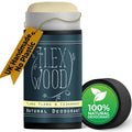 The Ilex Wood Natural Deodorant Stick 70ml – Handmade in UK, Aluminium Salts Free, Plastic Free, Alcohol Free, Vegan, Eco Friendly Cardboard Tube – Ylang Ylang & Cedarwood (Sweet & Woody)