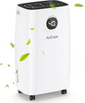 12L/Day Dehumidifiers for Home, 2026 Upgrade Dehumidifier with Large-capacity Water Tank & Drain Hose, Laundry Dry Mode, Real-Time Digital Humidity Display, 24H Timer, Ideal for Home/Office Damp