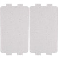 2 Pieces Microwave Oven Mica Plate Sheet, Universal Mica Foil, Microwave Oven Repairing Part, Mica Plates Used for Microwave Pvens, Hair Dryers, Toasters and Heaters