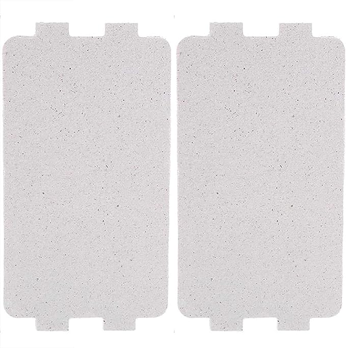2 Pieces Microwave Oven Mica Plate Sheet, Universal Mica Foil, Microwave Oven Repairing Part, Mica Plates Used for Microwave Pvens, Hair Dryers, Toasters and Heaters