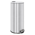 Harbour Housewares 30L Large Kitchen Bin - Brushed Stainless Steel Food Waste Caddy Pedal Bins for Kitchen - Tall Slim Metal Swing Dustbin for Paper, Plastic, Rubbish