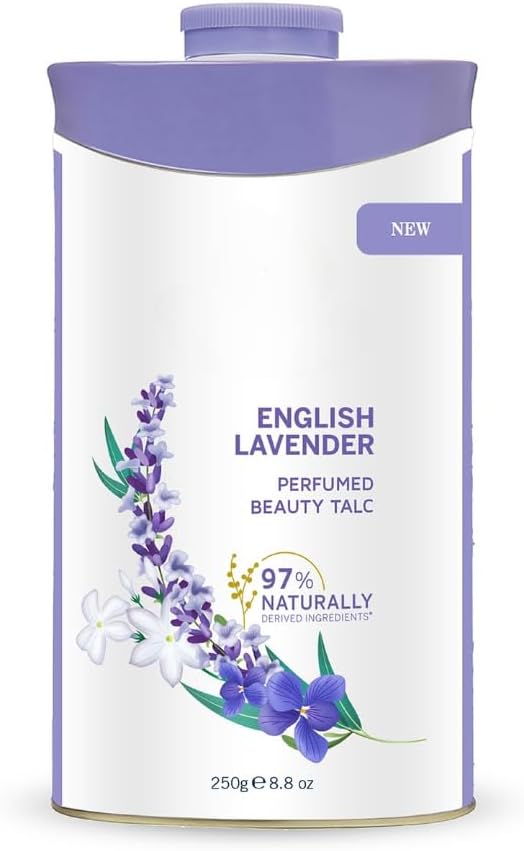 English Lavender Perfumed Talc 100g by MH