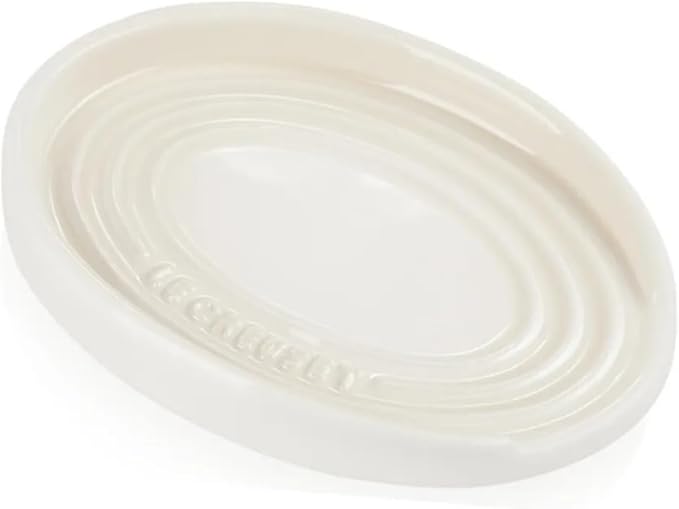 Le Creuset Stoneware Oval Spoon Rest Meringue, 71507157160099