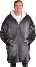 trekki Blanket Hoodie, Oversized Hoodie Blanket, Sherpa & Fleece Wearable Blanket Hoodies for Women & Men, Comfy & Fluffy Hooded Blankets, The Big Softy®