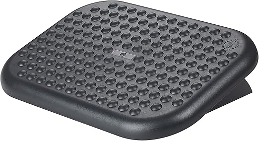 Q-Connect Economy Footrest Tilt Action Platform Size 448x325mm Black KF17981