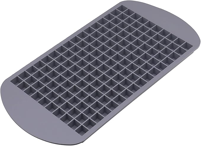 DBOO 160 Grids Silicone Ice Cube Tray Mini Square Ice Cube Mold Reusable Flexible Ice Mold Non Breakable Ice Cube Making Tool for Whiskey, Cocktail, Milk, Juice, Chocolate and Other Drink
