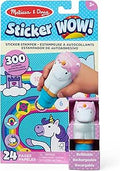 Melissa & Doug Sticker Wow Stamper & Activity Pad - Unicorn | Book for Children, Travel Toys for Kids | Age 3+ - FSC Certified