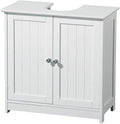 Bathroom Sink Cabinet Under Basin Unit Cupboard Storage Furniture White