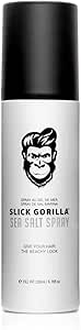 Slick Gorilla Sea Salt Spray for Men 200ml (6.76 fl oz) | Texturizing Sea Salt Hair Spray | Lightweight Volume Mist | Matte Finish | Natural Texture | Flexible Hold