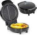 35650 Healthy Eating Omelette Maker/Non-Stick Marble Coated Ceramic Plates/Easy Clean/Automatic Temperature Control/Cool Touch Handle