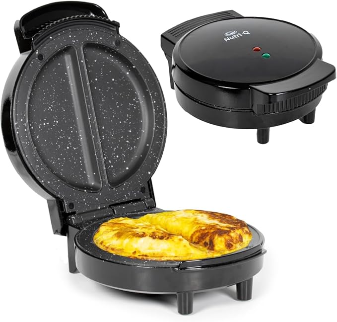 35650 Healthy Eating Omelette Maker/Non-Stick Marble Coated Ceramic Plates/Easy Clean/Automatic Temperature Control/Cool Touch Handle