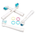 Oral-B 4-Pack Replacement Heads â€“ Precision Clean with Interdental Tips and Indicator Bristles for Braun Oral-B Rechargeable Toothbrushes