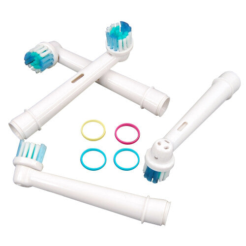Oral-B 4-Pack Replacement Heads â€“ Precision Clean with Interdental Tips and Indicator Bristles for Braun Oral-B Rechargeable Toothbrushes