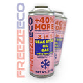 FreezeECO R12/R134a 3-in-1 LeakStop + Oil + Gas Aircon Top Up (400ml) - AC Refill