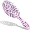 Ninabella Detangling Hair Brush for Women & Men - Does not Pull, Removes Tangles, Brushes for Straight, Curly & Wet Hair - Detangle Brush - Unique Spiral Hairbrush, Lilac