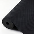 Hersvin Drawer Liners Shelf Mats 44.5cmx500cm Kitchen Cabinet Shelves Non Adhesive Protective Lining EVA Plastic Cupboard Protector (Black Dot)