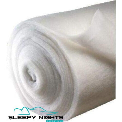(60GSM 27" (5 Meter)) 60gsm (2oz) Non Allergenic Polyester Wadding Professional Upholstery Quilting Fibre Filling
